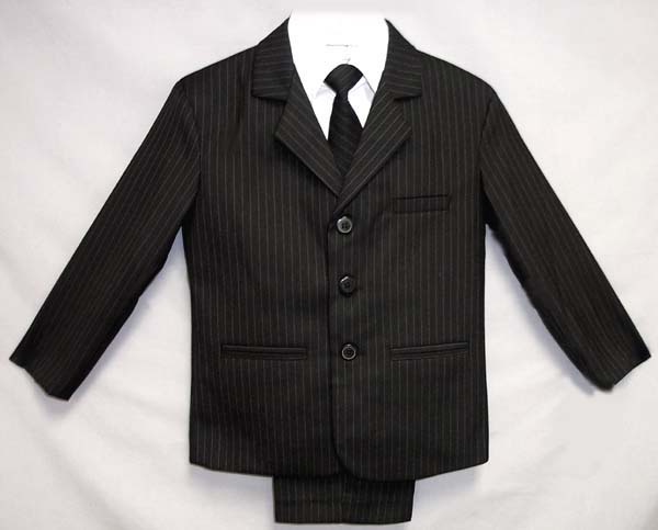 Bilde av  Sort dress med striper 